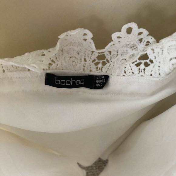 3/$25 Cold shoulder lace swing dress - Picture 6 of 11